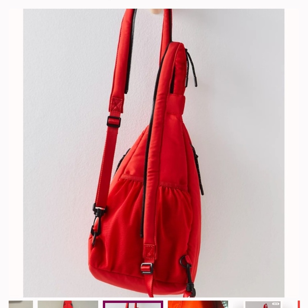 Free People Red Crossbody Bag - Picture 2 of 8